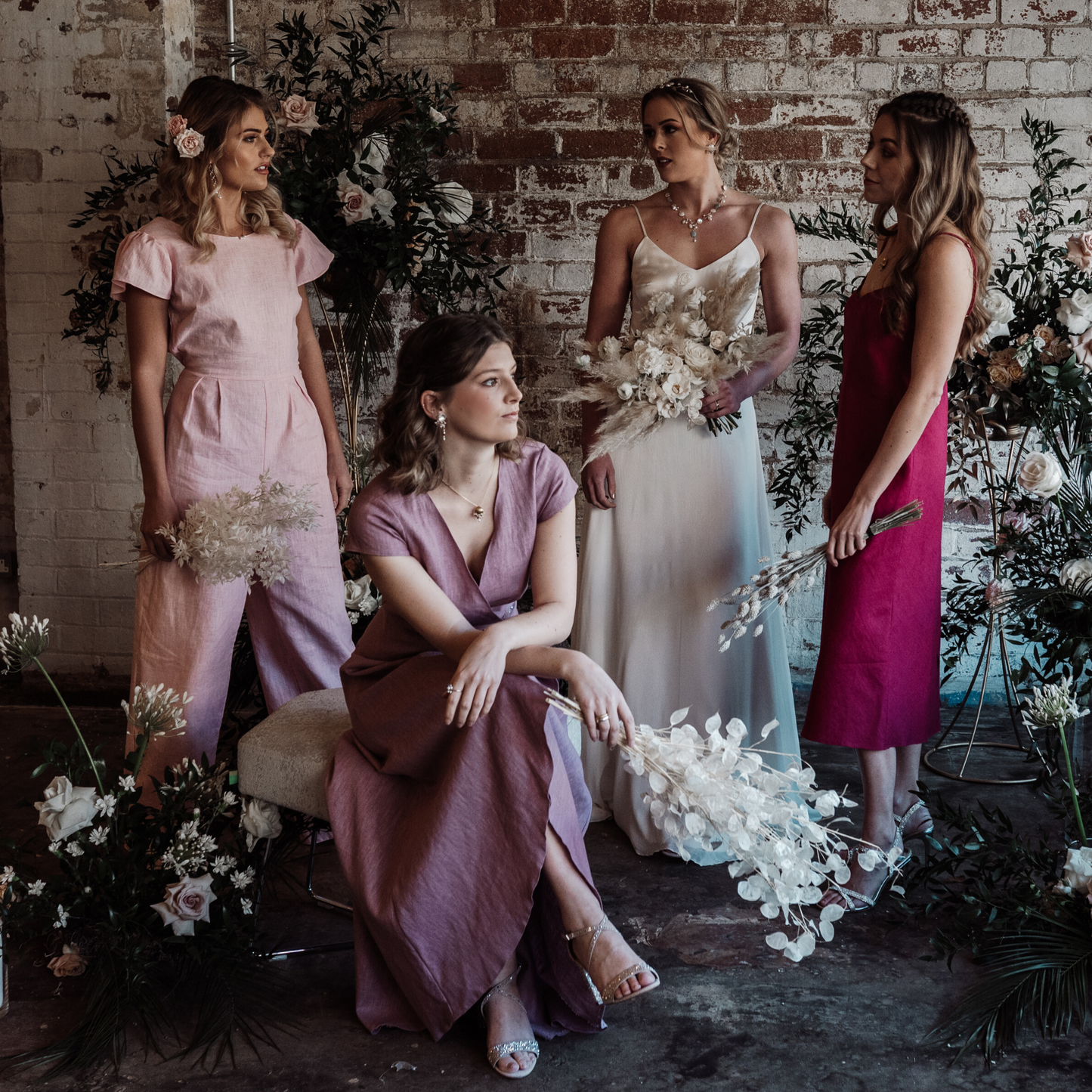 Bridesmaids Wrap Dress