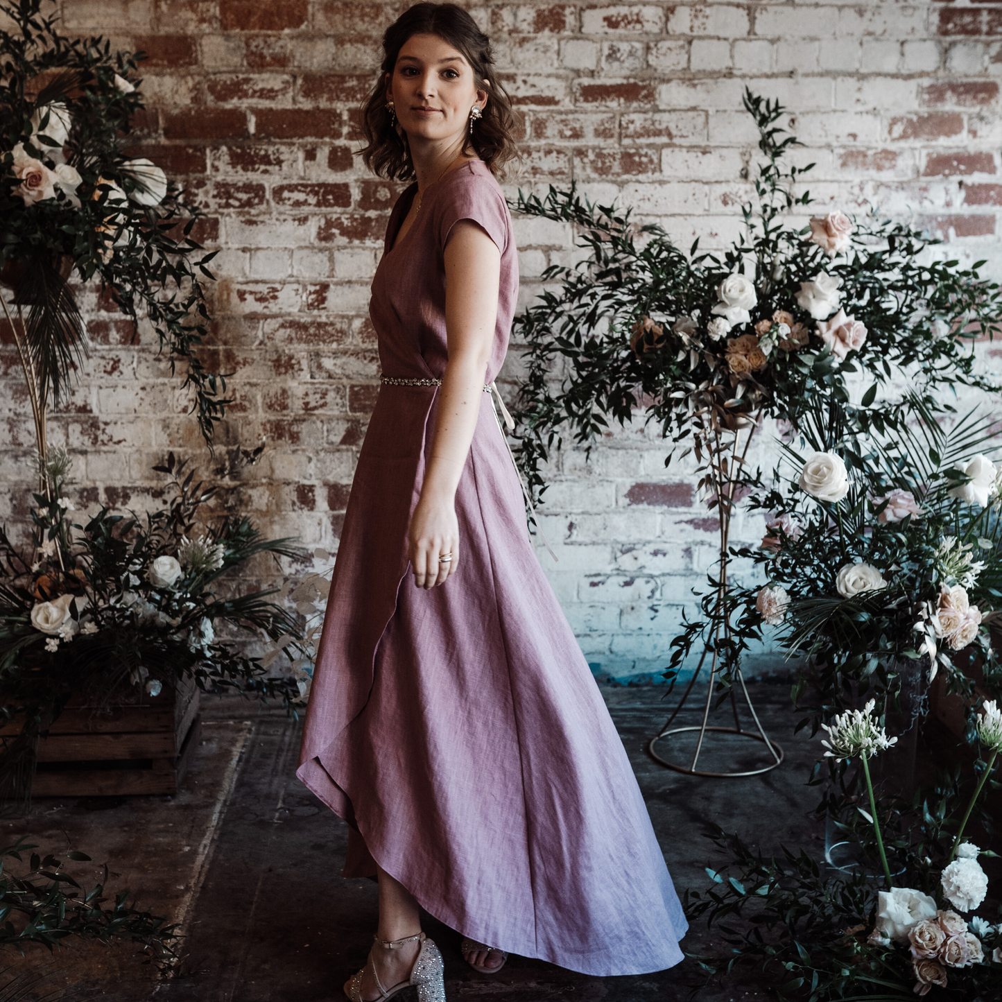 Bridesmaids Wrap Dress