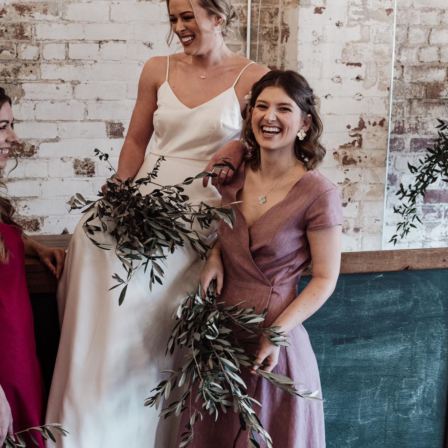 Bridesmaids Wrap Dress