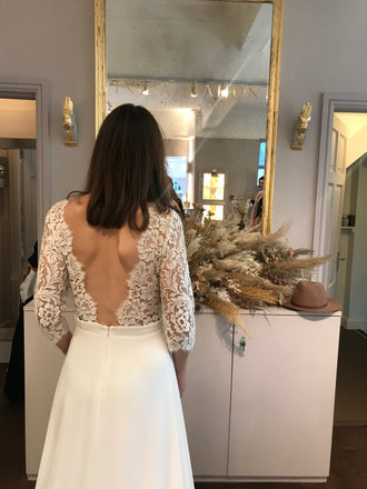 Sustainable wedding dresses made in Yorkshire.