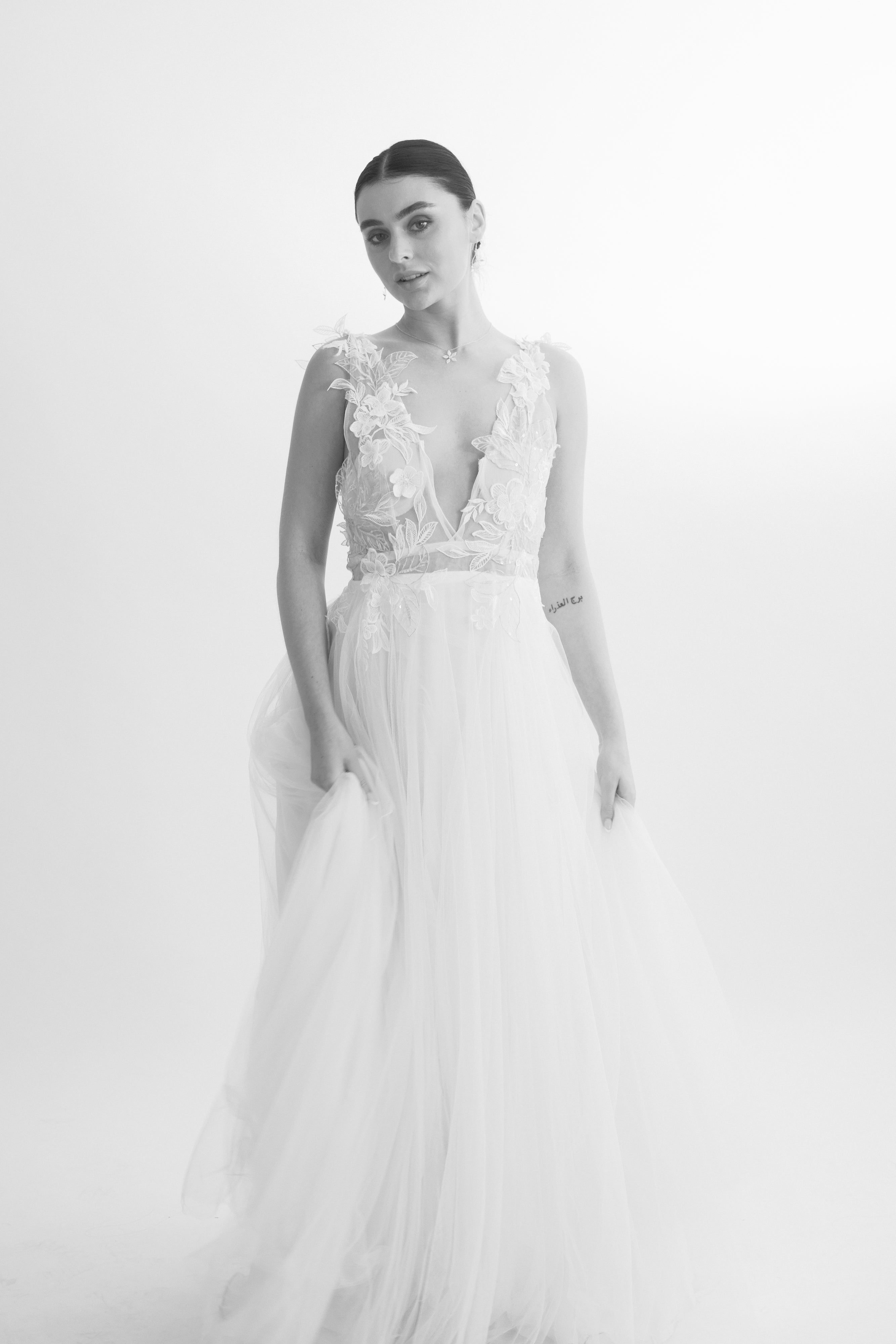 sachin and babi light blue dress Woodland fairy dress – Luna Bride
