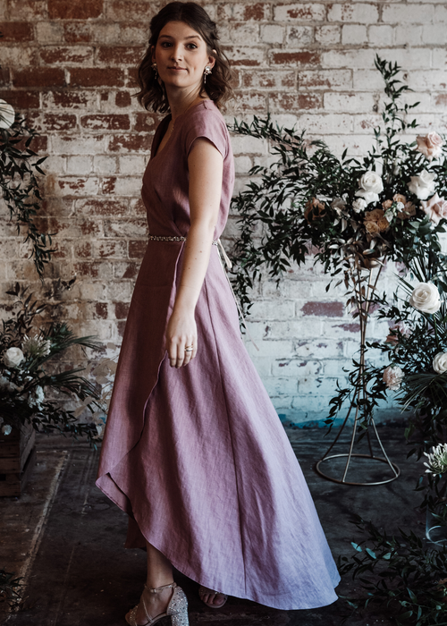 Bridesmaids Wrap Dress